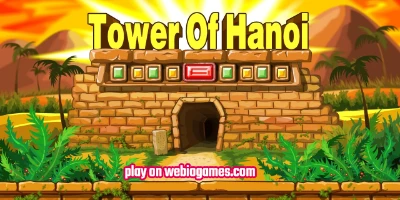 play Tower of Hanoi on web