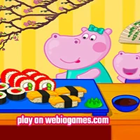 play Hippo Japanese Cooking Party on web