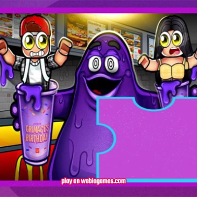 play Grimace Shake Puzzle on web