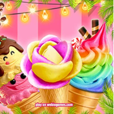 play Summer Rose Cone Ice Cream  on web